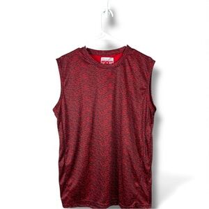 Ultra Performance Shirt Mens XL X Large Red Black Sleeveless Active Shirt